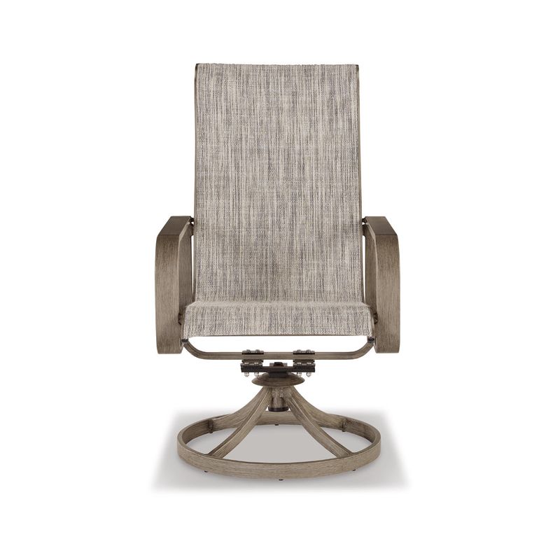 Beach Front Sling Swivel Chair (Set of 2)