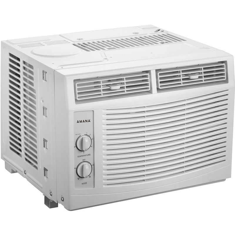 Amana - 5,000 BTU 115V Window-Mounted Air Conditioner with Mechanical Controls