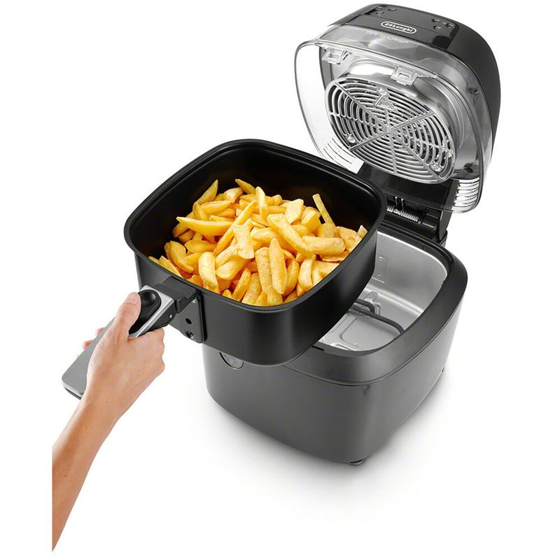 De'Longhi - Rapid Crisp 5-Quart Digital Air Fryer in Black