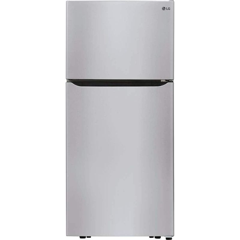 LG - 20.2 Cu. Ft. Top-Freezer Refrigerator - Stainless Steel