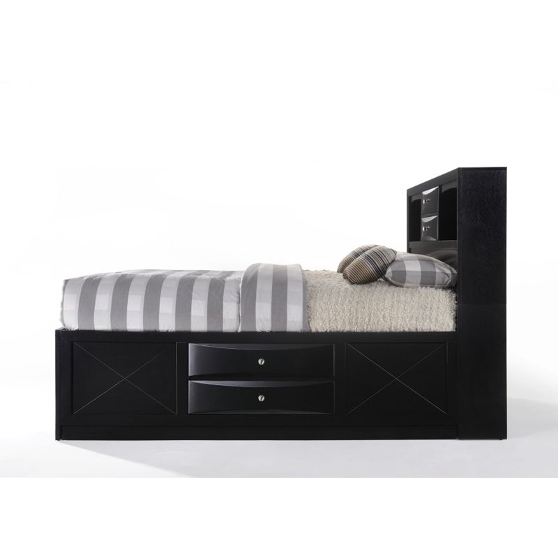 ACME Ireland Eastern King Bed w/Storage, Black