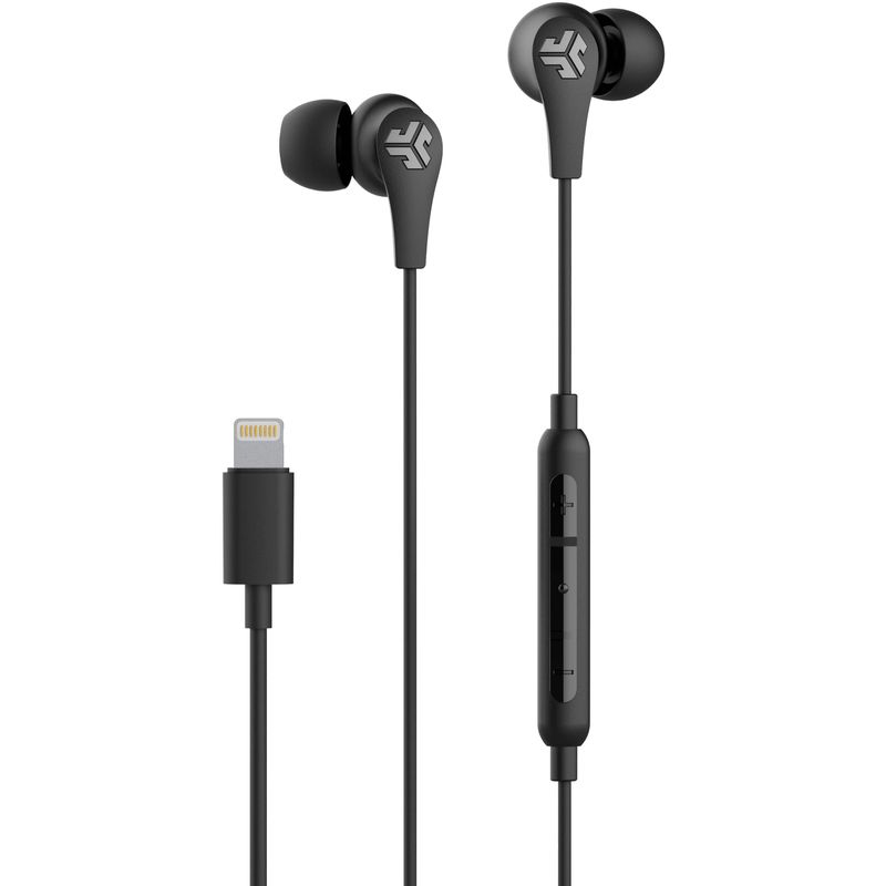 JLab - JBuds Pro Lightning Wired Earbuds - Black