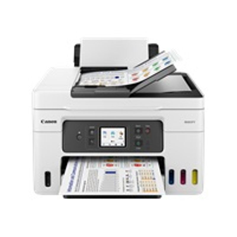 Canon - MAXIFY MegaTank GX4020 Wireless All-In-One Inkjet Printer with Fax - White