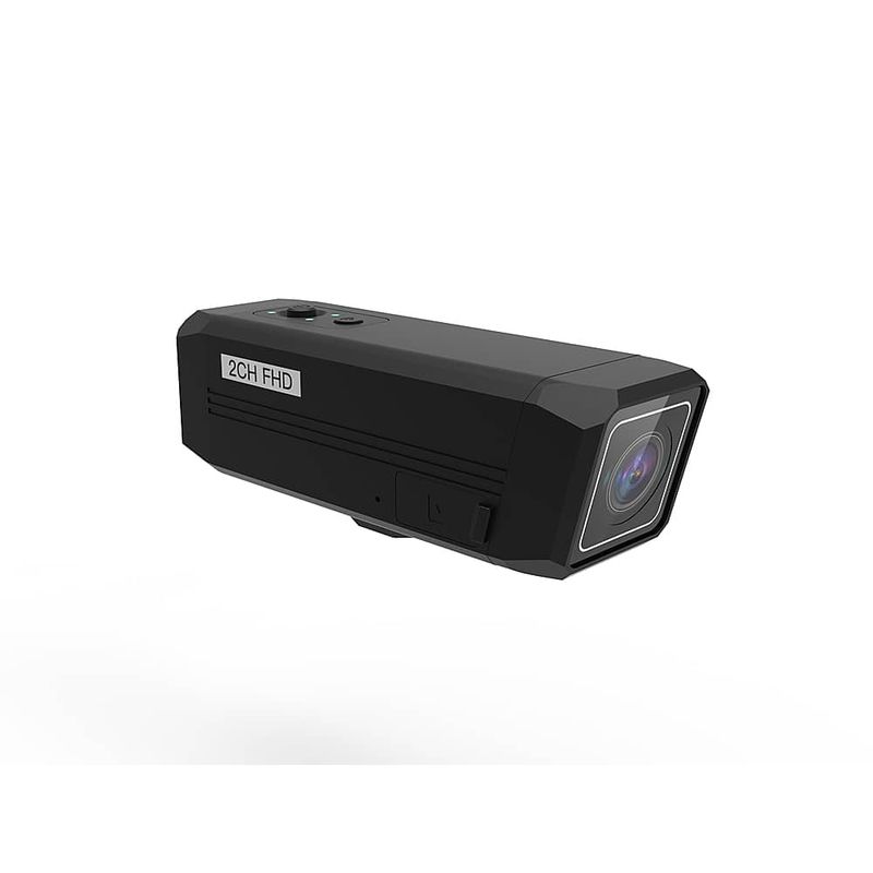 Rexing - A1 Front and Back 1080p Waterproof Action Camera with Wi-Fi - Black