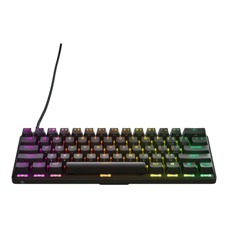 SteelSeries - Apex Pro Mini 60% V2 Wired Mechanical OmniPoint Adjustable HyperMagnetic Gaming Keyboard with Rapid Tap - Black