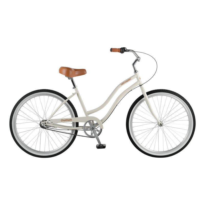 Chatham Beach Cruiser Bike - Step Through 3 Speed Eggshell