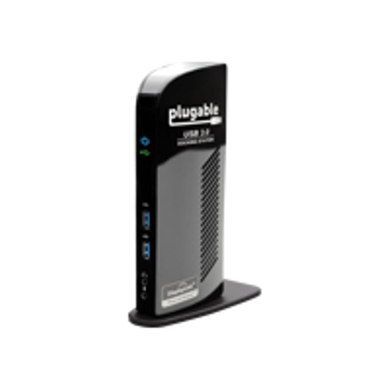 Plugable UD-3900 - docking station - USB 3.0 - DVI HDMI - 1GbE