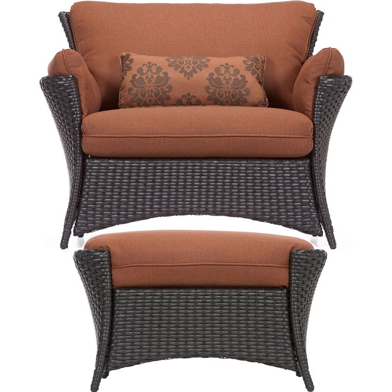 Strathmere Allure 2pc Seating Set: Oversized Chair and Ottoman