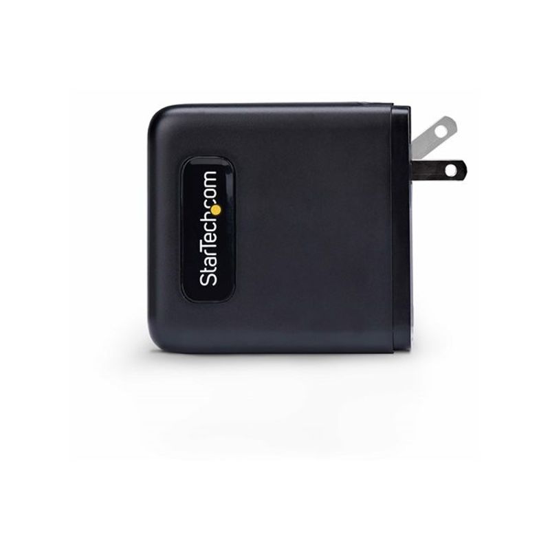 StarTech.com 100W USB-C Wall Charger 2x USB-C/USB-A GaN Adapter PD 3.0 power adapter - GaN technology - USB 24 pin USB-C - 100 Watt