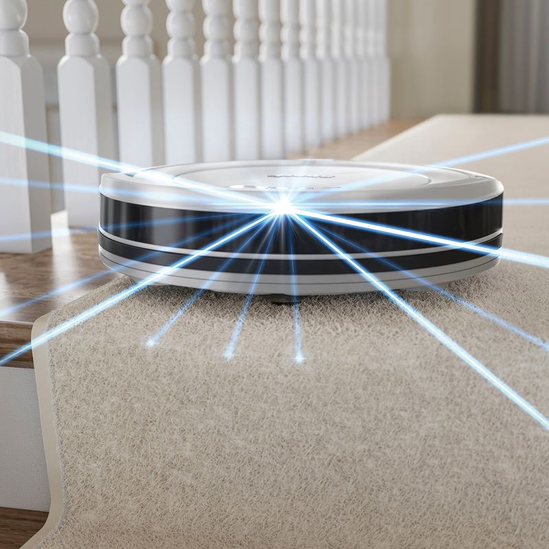 Shark - ION Robot Vacuum, Wi-Fi Connected - Light Gray