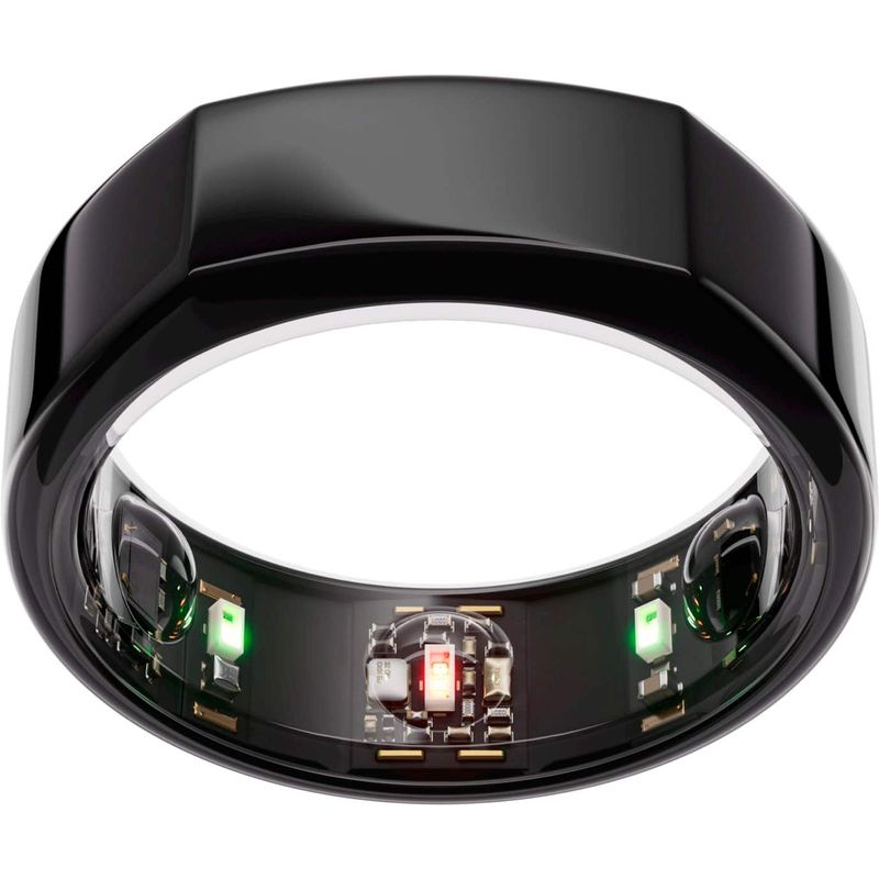 Oura Ring Gen3 - Heritage - Size Before You Buy - Size 8 - Black