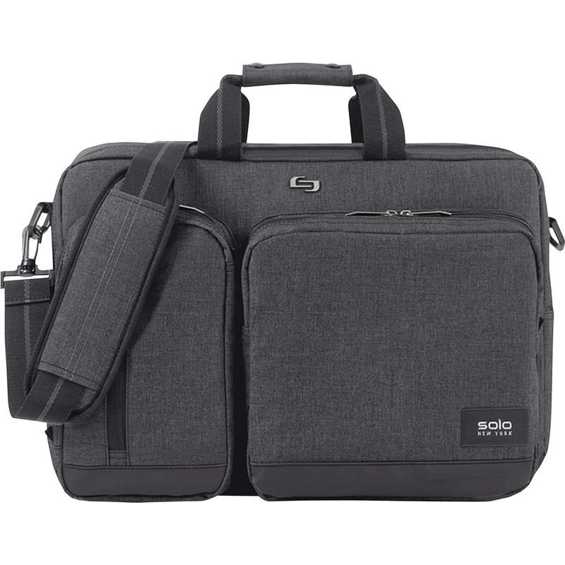 Solo New York - Duane Hybrid Briefcase Backpack for 15.6" Laptop - Gray