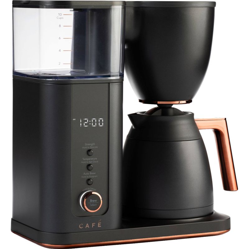 Caf - Smart Drip 10-Cup Coffee Maker with WiFi - Matte Black