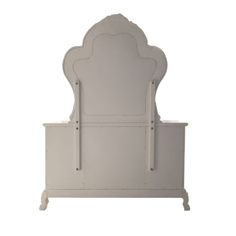 ACME Dresden Dresser, Bone White Finish
