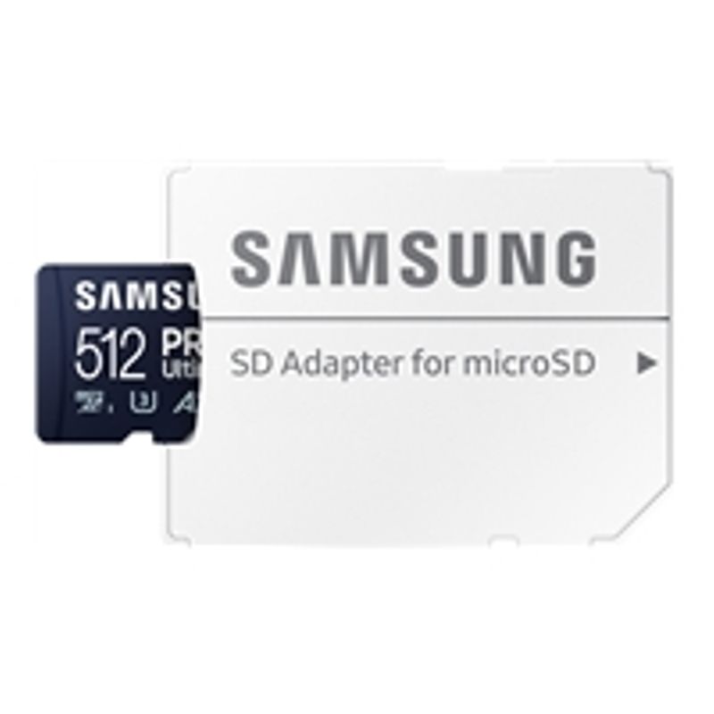 Samsung - Pro Ultimate and Adapter 512GB microSDXC Memory Card