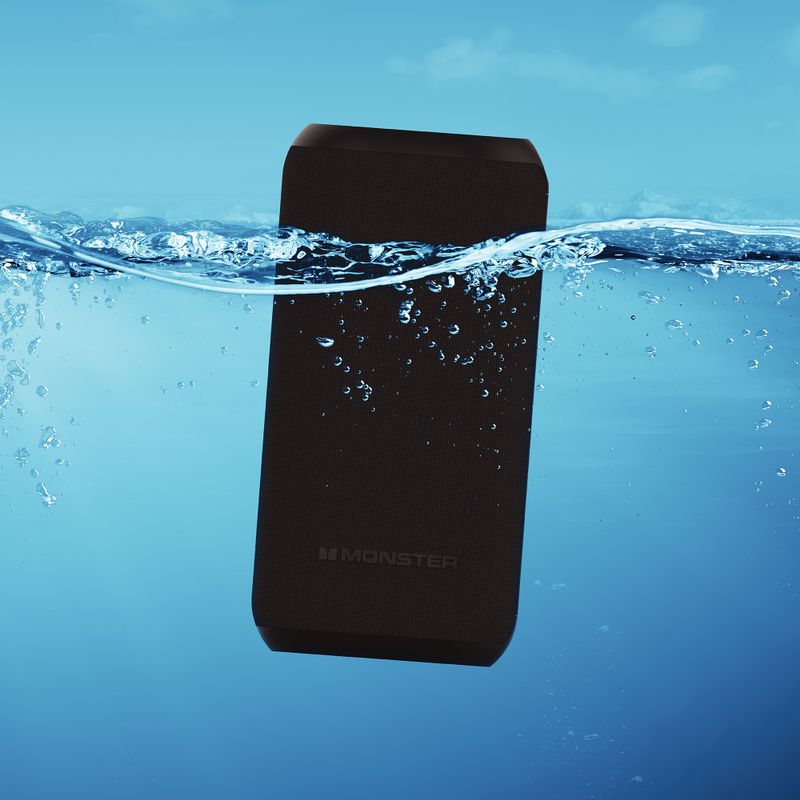 Monster - DNA Max Portable Wireless Speaker Black