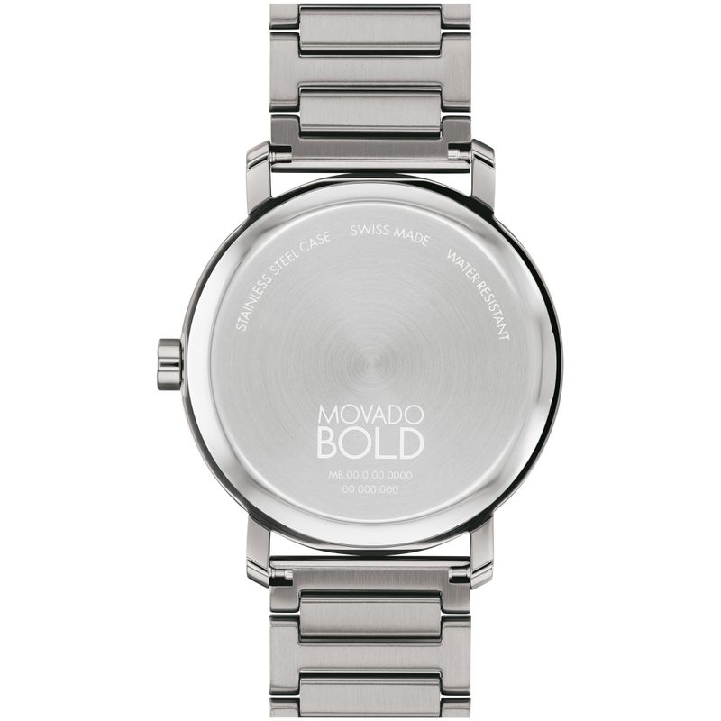 Movado - Men's Bold Evolution 2.0 Gray Ion-Plated Stainless Steel Watch Gray Dial