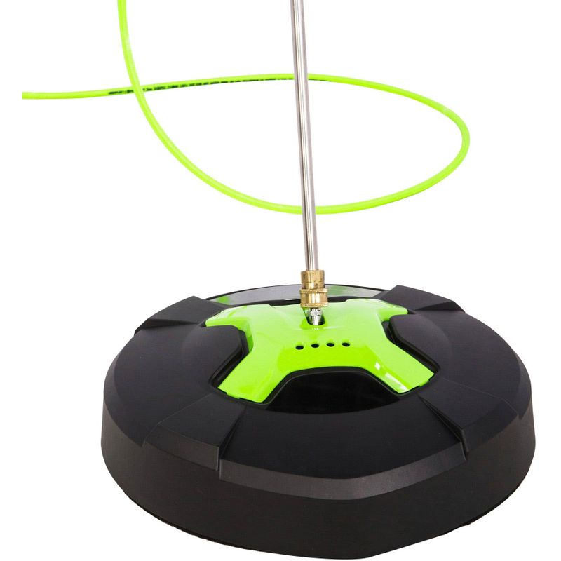 Greenworks - 15" Pressure Washer Surface Cleaner Attachment (3100 PSI MAX) - Black/Green