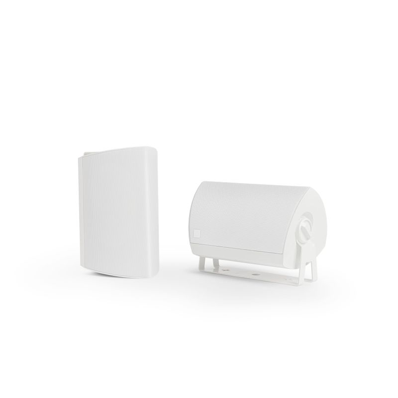 Definitive Technology - Dymension 5.25" 2-Way Outdoor Wall Mount Speakers Pair - White
