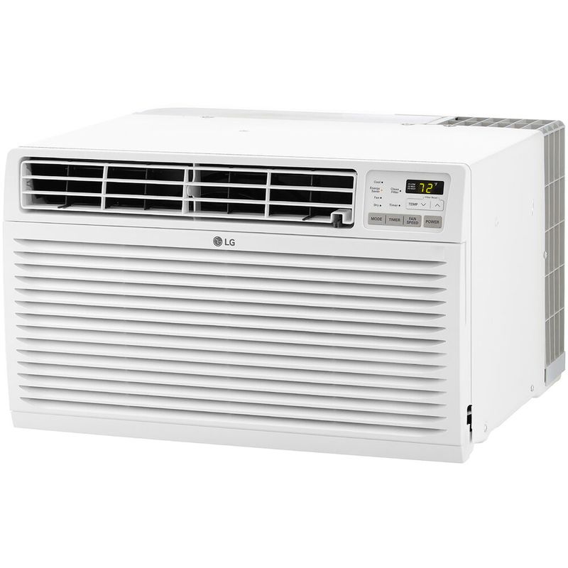 LG - 10,000 BTU 230V Through-the-Wall Air Conditioner with 11,200 BTU Supplemental Heat Function