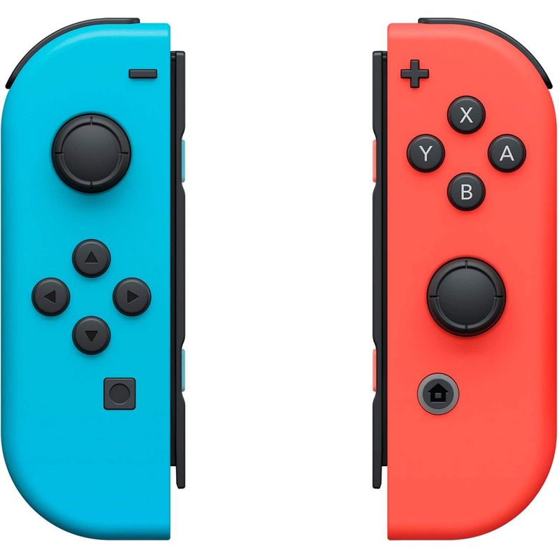 Joy-Con (L/R) Wireless Controllers for Nintendo Switch - Neon Red/Neon Blue