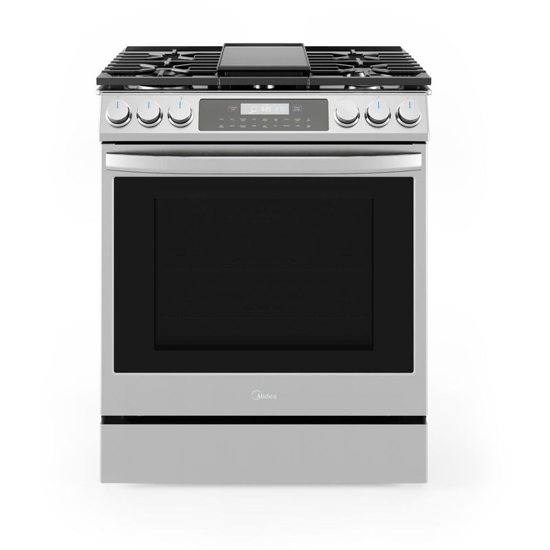 Rent to own Midea 30In SlideIn Gas Range with WiFi Connectivity