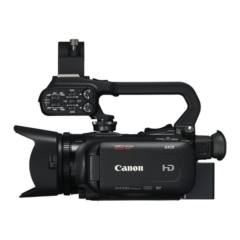 Canon - XA15 HD Flash Memory Premium Camcorder - Black