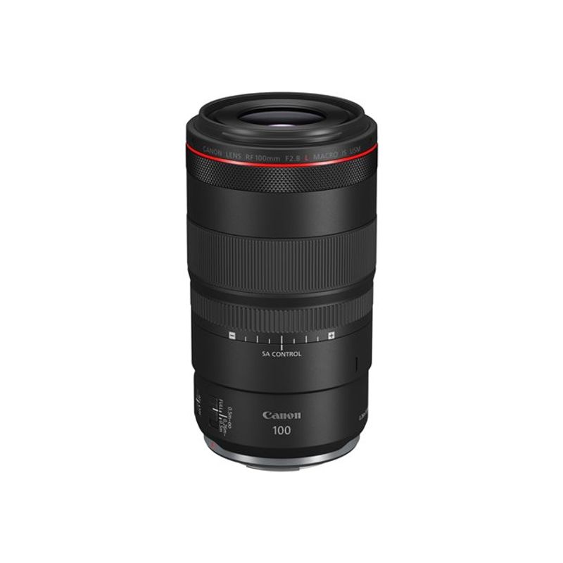 Canon - RF100mm F2.8 L MACRO IS USM Telephoto Lens for EOS R-Series Cameras - Black