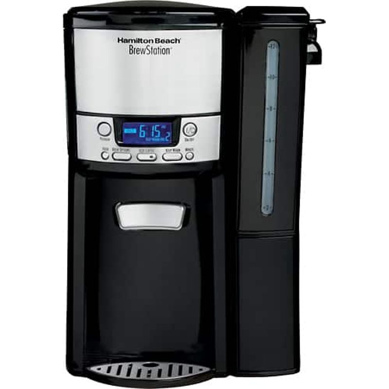 Hamilton Beach - BrewStation 12-Cup Coffee Maker - Black
