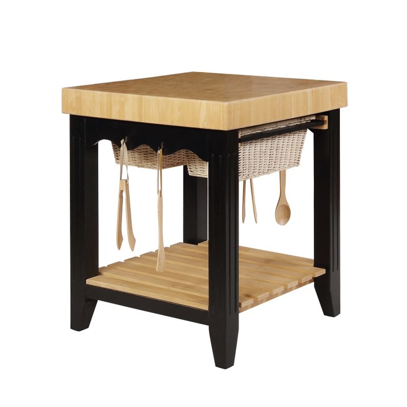 Lincoln Kitchen Island Black