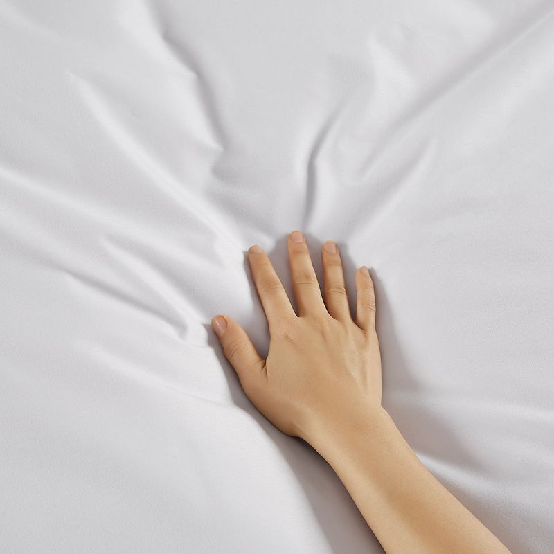 White Bed Guardian 3M Scotchgard Comforter Protector King