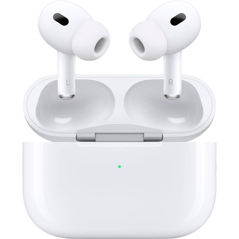 Apple - AirPods Pro (2nd generation) with MagSafe Case (USBC) - White