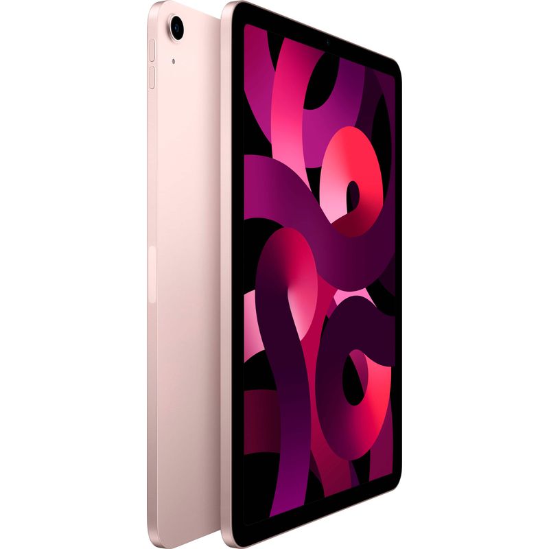 Apple - 10.9-Inch iPad Air - Latest Model - (5th Generation) with Wi-Fi - 256GB - Pink With Blue Case Bundle