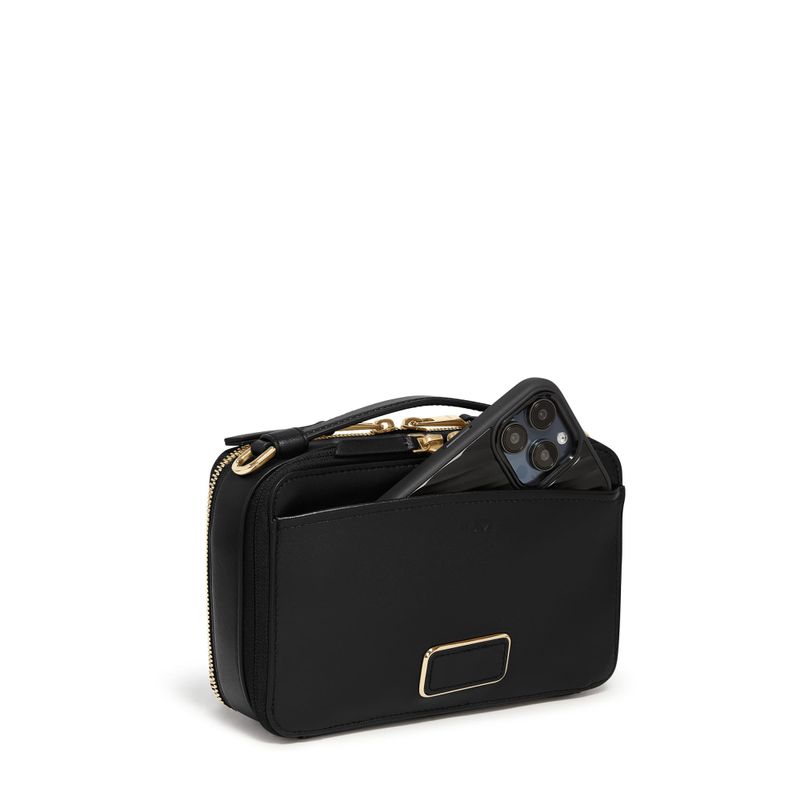 TUMI - Voyageur Myla Crossbody - Black/Light Gold