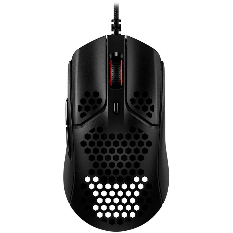 HyperX - Pulsefire Haste Lightweight Wired Optical Gaming Mouse with RGB Lighting - Wired - Black