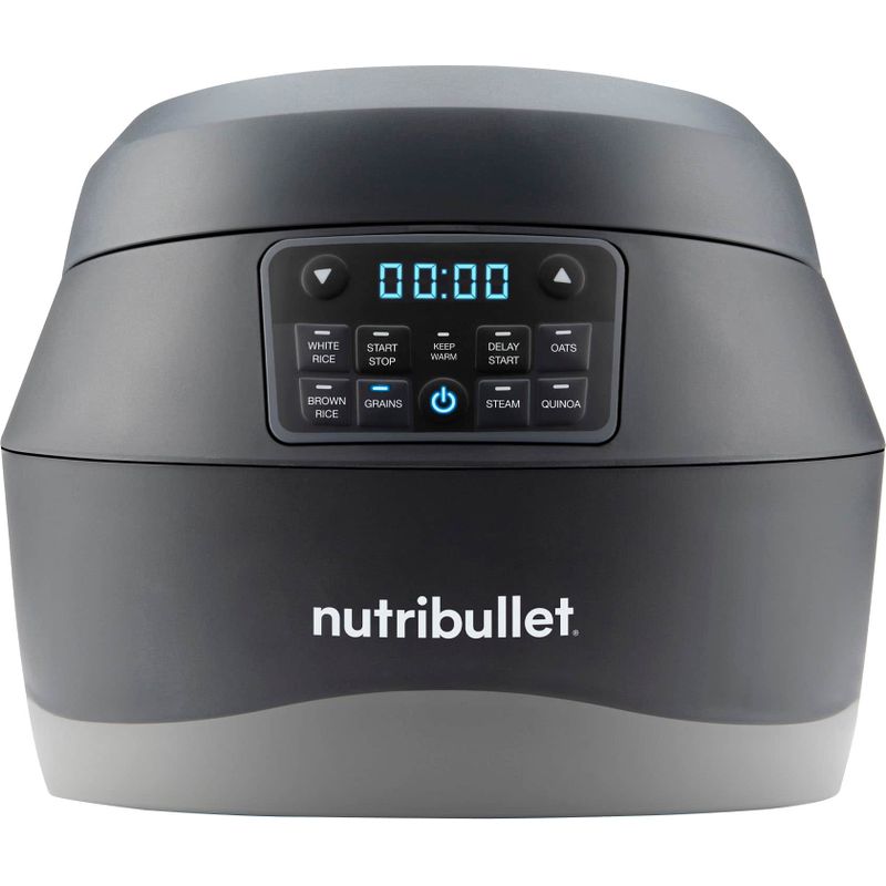 NutriBullet - EveryGrain Grain and Rice Cooker with Steamer NBG50100 - Gray