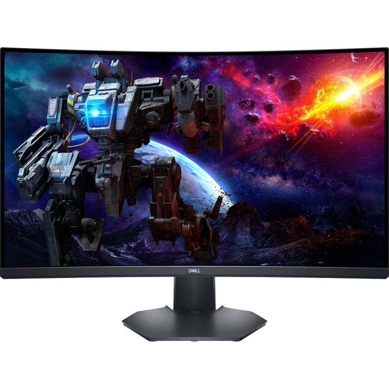 Dell - S3222DGM 32" LED Curved QHD FreeSync Gaming Monitor (DisplayPort, HDMI) - Black