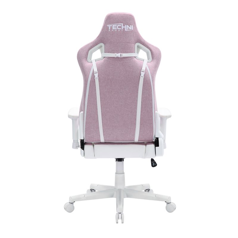 Ergonomic Pastel Gaming Chair, Pink