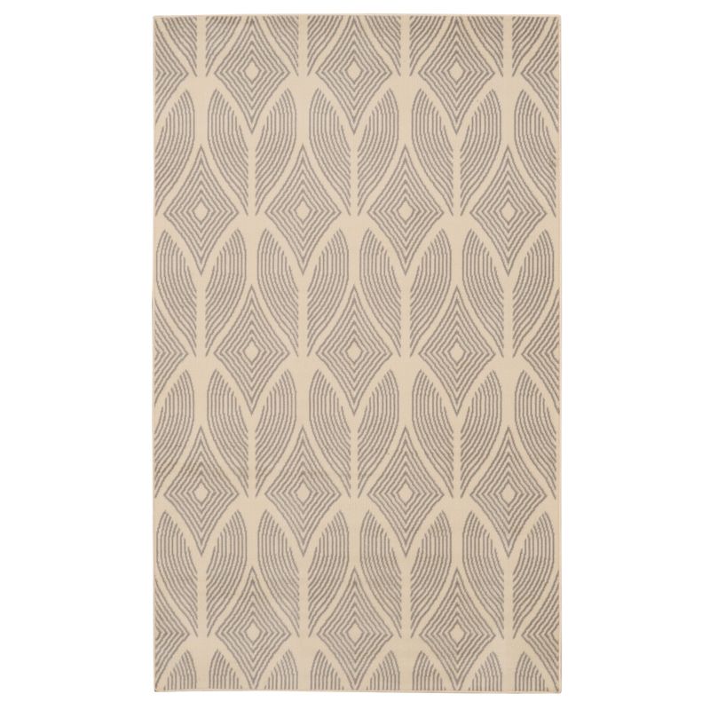 Chaney Bone And Light Gray 4.3X7.3 Area Rug