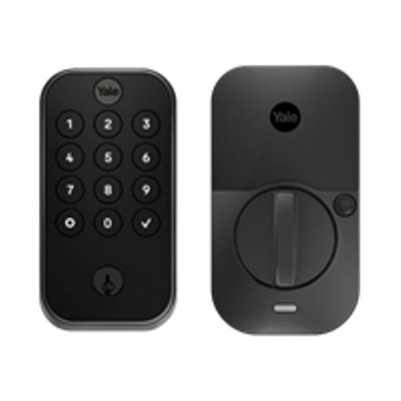 Yale - Assure Lock 2 - Smart Lock Wi-Fi Deadbolt with Push Button Keypad  Key Access - Black Suede