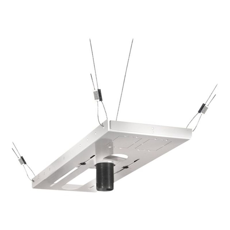Peerless Lightweight Adjustable Suspended Ceiling Plate CMJ500R1 - mounting kit - for projector - white powder coat