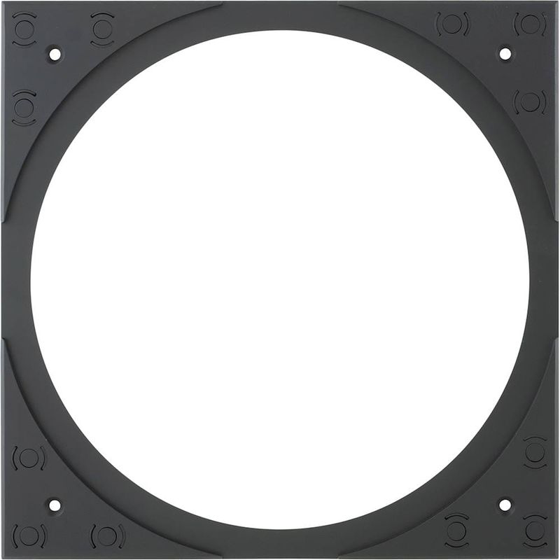 Sonance - VP6SQ SQUARE ADAPTOR W/ GRILLE - Visual Performance 6-1/2" Square Adapter with Grille (2-Pack) - Paintable White