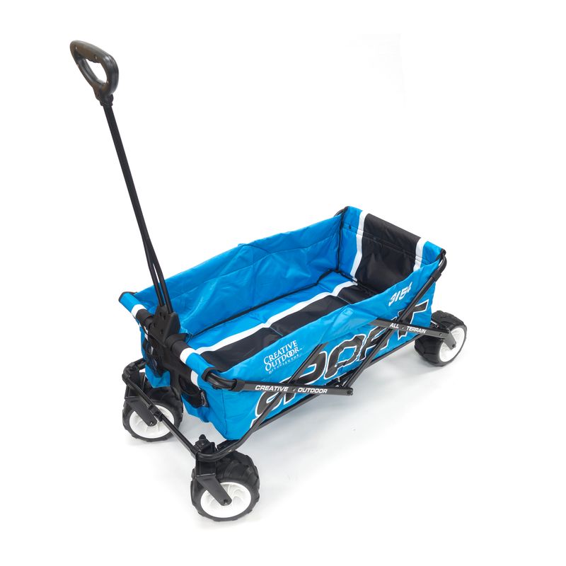 All-Terrain Folding Wagon Sport Edition Blue & Black