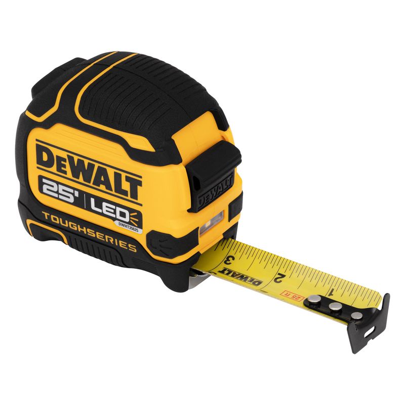 DeWalt - TOUGHSERIES 25ft Lighted Tape Measure