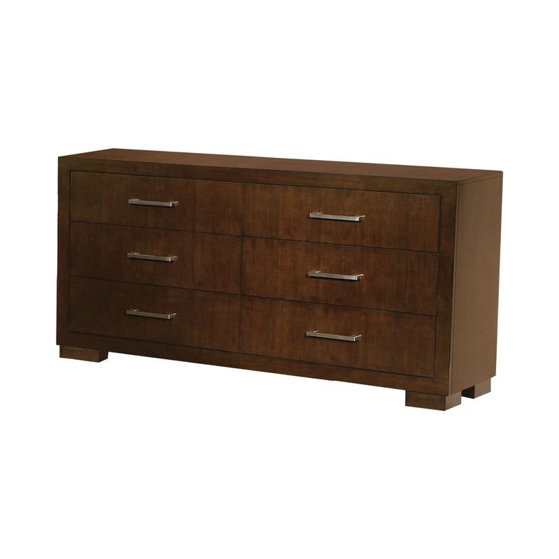 Felicity 6-Drawer Dresser Glossy White