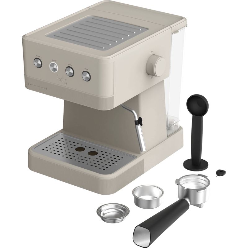 bella PRO - Barista Elite Espresso Station with 20 Bars of High Pressure - Oatmilk