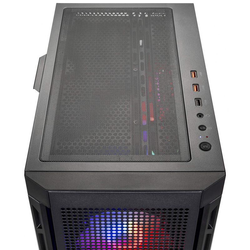 Skytech Gaming - BLAZE 4 Mini Gaming Desktop PC - Intel Core i5-14400F - 16GB Memory - NVIDIA RTX 4060 - 1TB NVMe SSD - Black