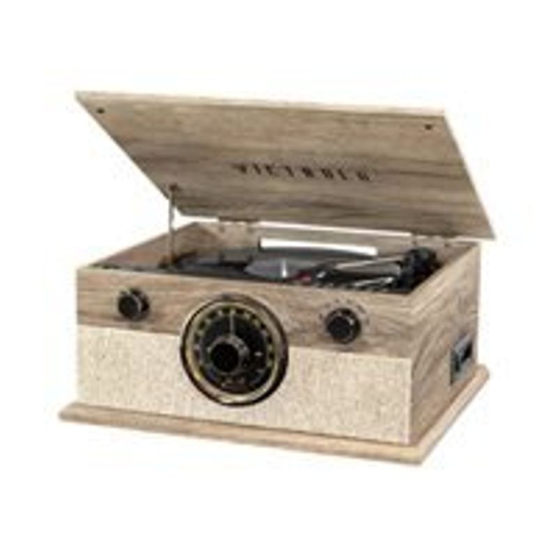 Victrola - Bluetooth Stereo Audio System - Farmhouse Oatmeal