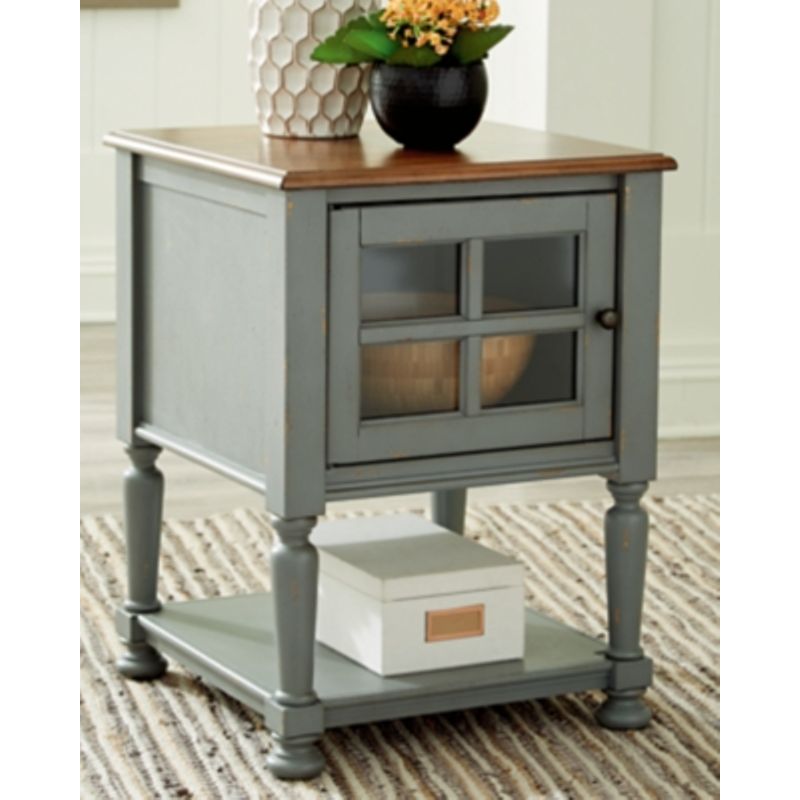 Gray/Brown Mirimyn Accent Cabinet