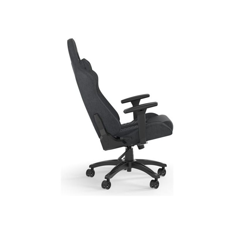 CORSAIR TC100 RELAXED - gaming chair - nylon steel frame soft fabric - black/gray